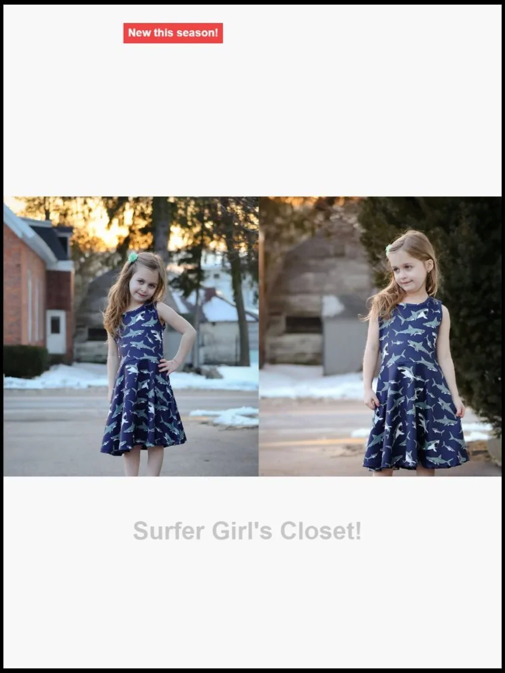 Sleeveless Casual Twirl Sundress for Girls 4-13 Years